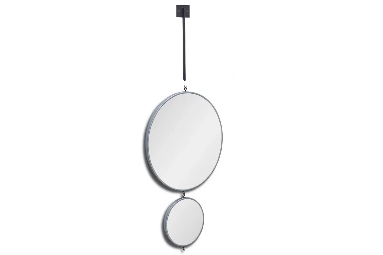 Зеркала - изображение №4 "Tandem L Silver Зеркала на подвесе 30см"  на www.Angstrem-mebel.ru