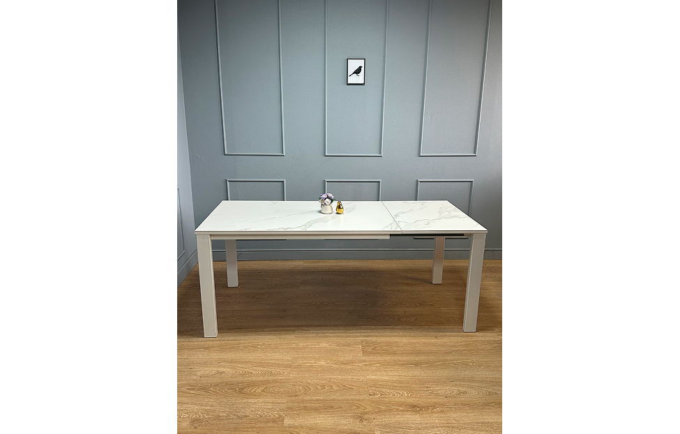 Обеденные столы - изображение №4 "Стол обеденный Легро раздвижной /1300 керамика белый мрамор"  на www.Angstrem-mebel.ru