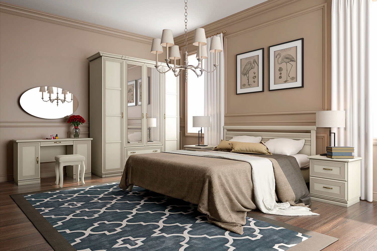 Двуспальные кровати - изображение №5 "Кровать Адажио 160 х 200"  на www.Angstrem-mebel.ru