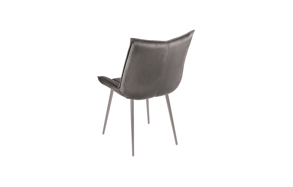 Кухонные стулья - изображение №6 "Стул Харт серый / опоры серые"  на www.Angstrem-mebel.ru