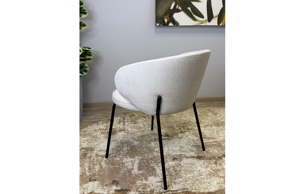 Столы и стулья - изображение №7 "Стул Дега серебристый / опор черные"  на www.Angstrem-mebel.ru