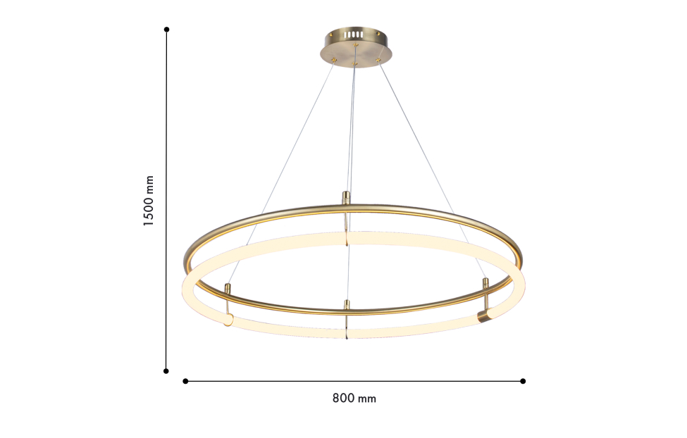 Люстры - изображение №4 "Подвесная люстра Girth D800*H200/1500 LED*30W"  на www.Angstrem-mebel.ru
