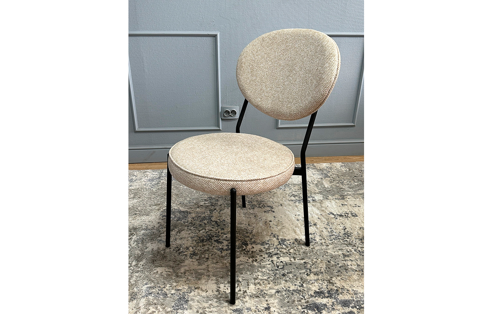 Кухонные стулья - изображение №4 "Стул Орпен бежевый / опоры черные"  на www.Angstrem-mebel.ru