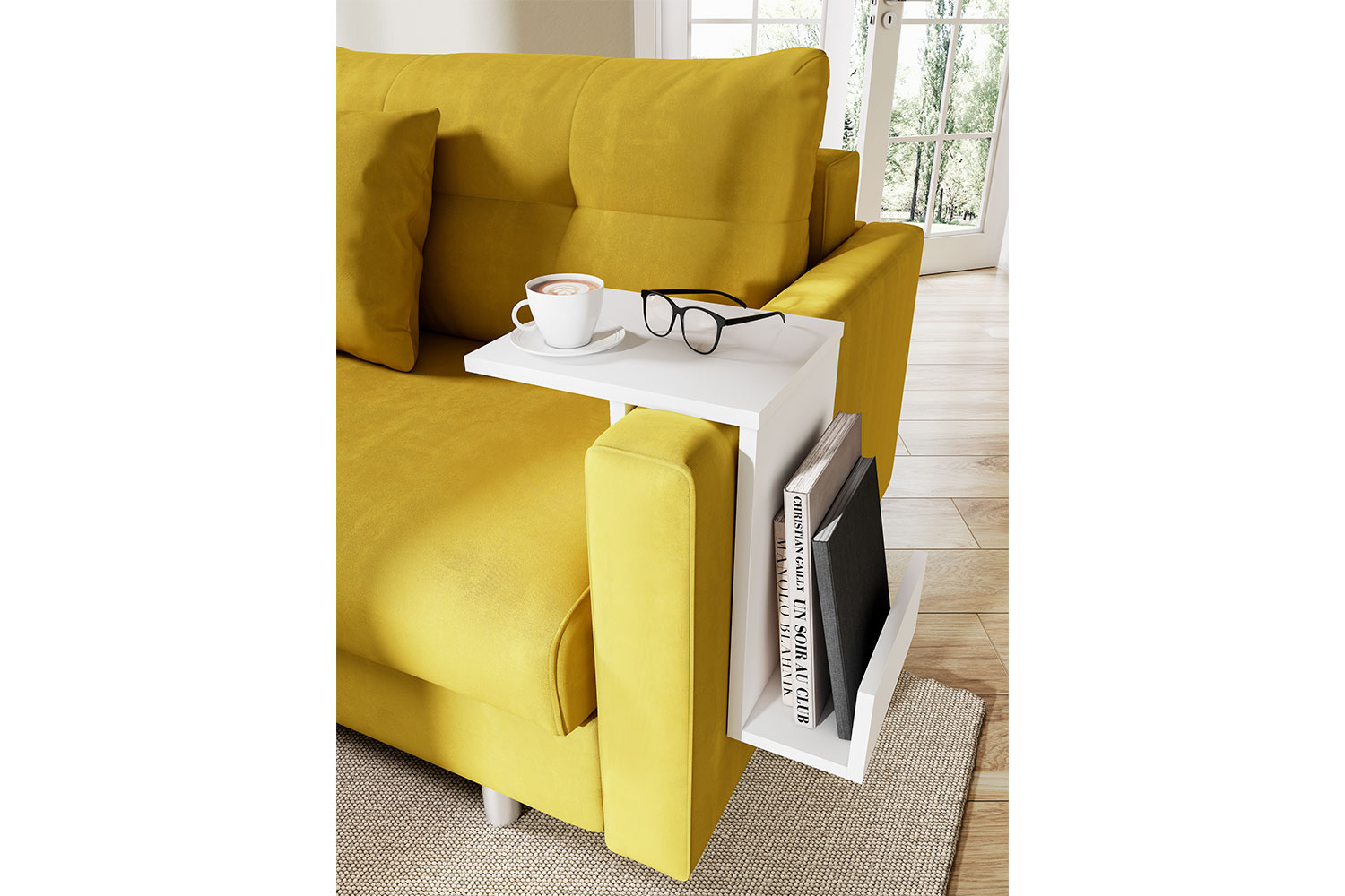 Журнальные столы - изображение №3 "Столик Троя на подлокотник"  на www.Angstrem-mebel.ru