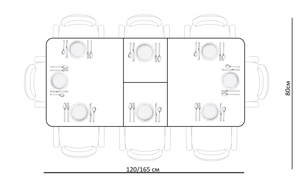 Обеденные столы - изображение №4 "Стол обеденный Стил раздвижной KS1200 черный/дуб коричневый"  на www.Angstrem-mebel.ru