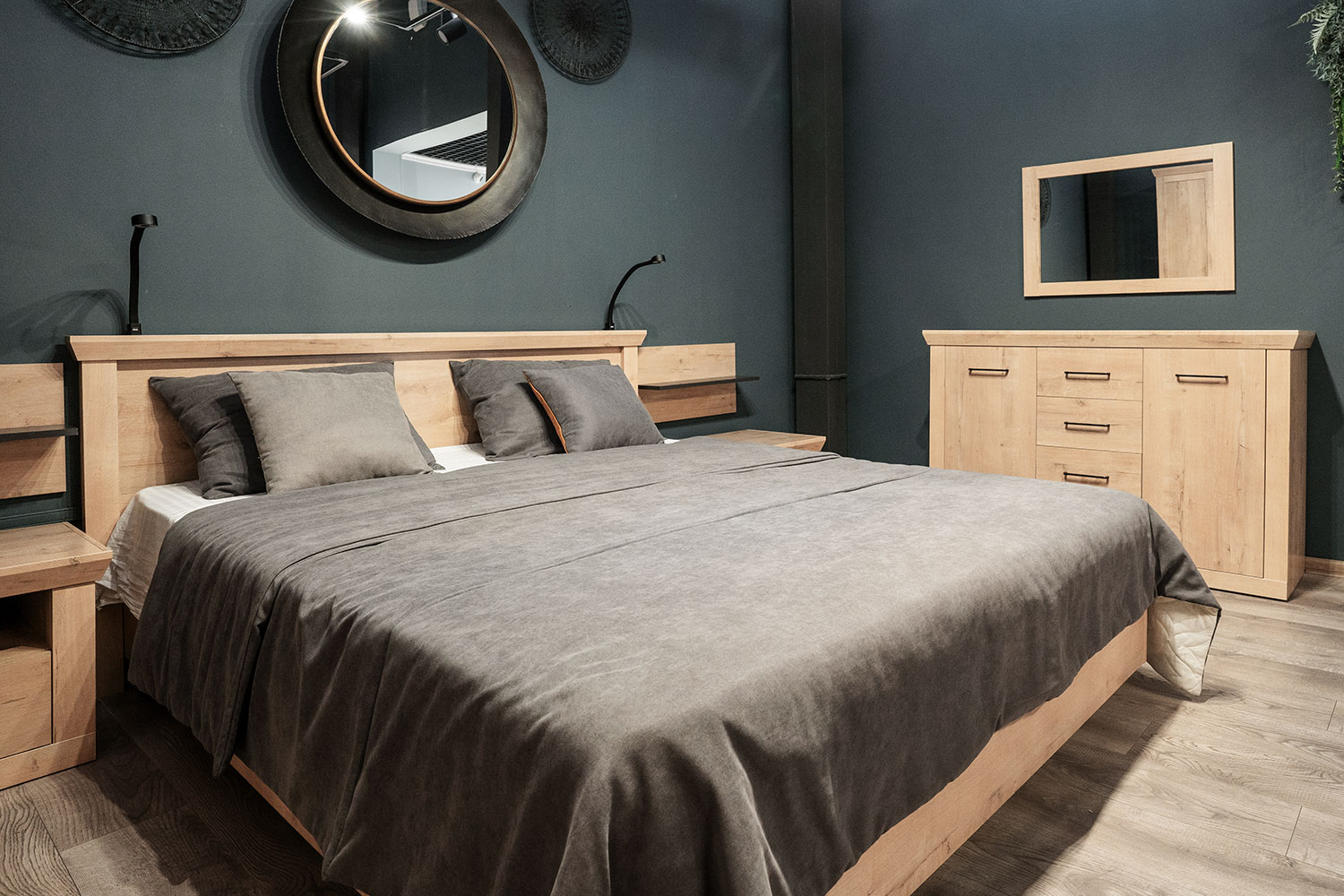 Двуспальные кровати - изображение №11 "Кровать Магнум 160 х 200"  на www.Angstrem-mebel.ru