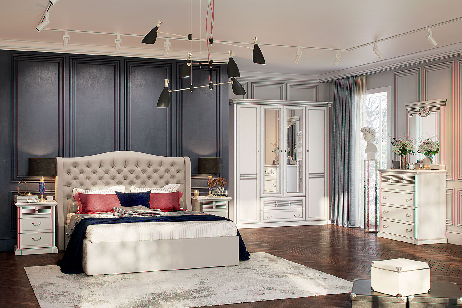 Комбинированные шкафы - изображение №5 "Шкаф Изотта"  на www.Angstrem-mebel.ru