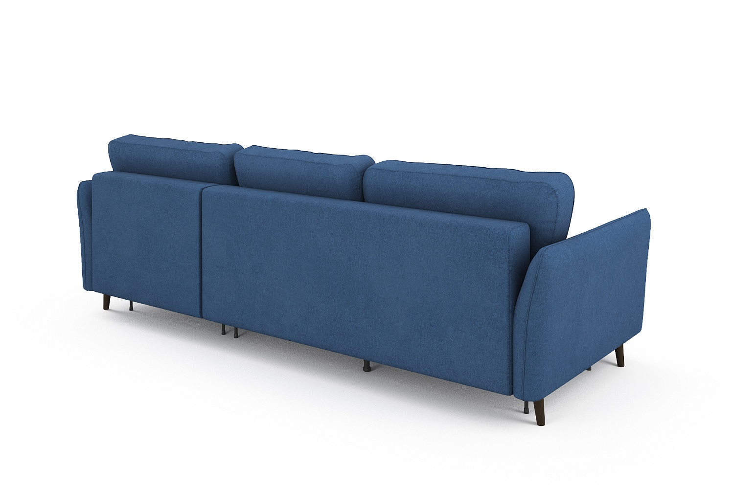 Угловые диваны - изображение №5 "Диван АННИКА NEW 3-х местный с оттоманкой и темными опорами"  на www.Angstrem-mebel.ru