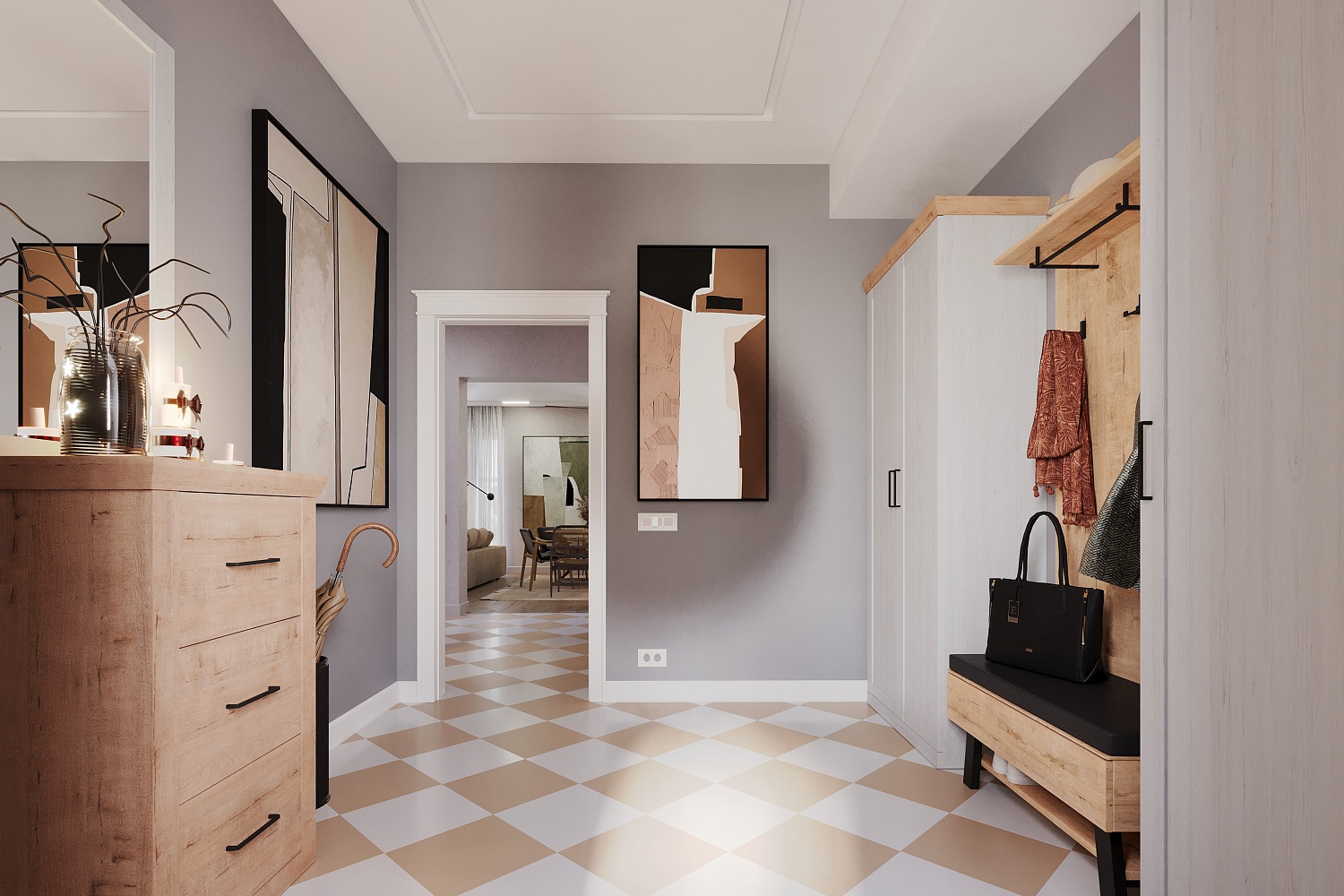 "Прихожие" - изображение №4 на www.angstrem-mebel.ru