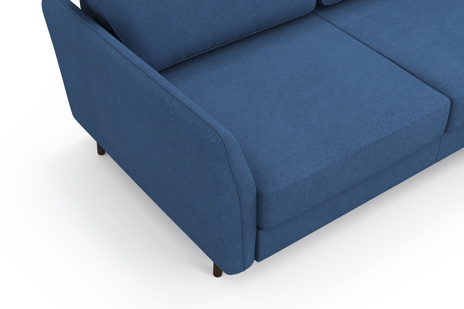 Угловые диваны - изображение №6 "Диван АННИКА NEW 3-х местный с оттоманкой и темными опорами"  на www.Angstrem-mebel.ru