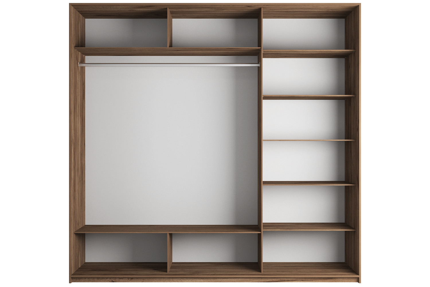 Шкафы-купе - изображение №3 "Шкаф-купе Lux /белый глянец по центру"  на www.Angstrem-mebel.ru